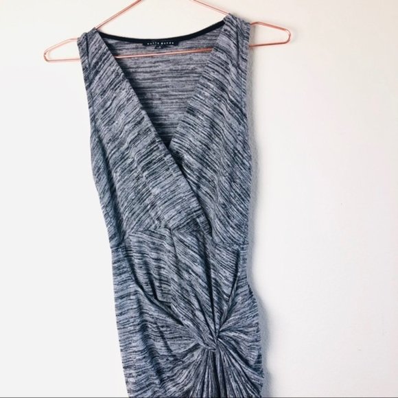 ❌SOLD❌EUC Haute Monde Gray Asymmetrical Dress S - Picture 2 of 6
